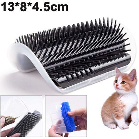 Cat massage comb, wall-mounted grooming brush, soft toy for kittens