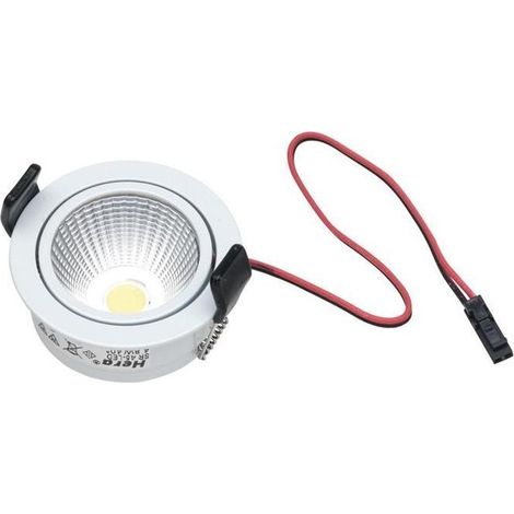 Hera LED-Einbaustrahler 5W 3000K 485lm ws mt Konv 1LED IP44 SR45-LED4,8WWWWEIß (1/5)