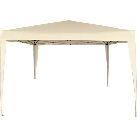 Gazebo Aktive 300 x 240 x 300 cm Acciaio Crema Plastica (1/5)