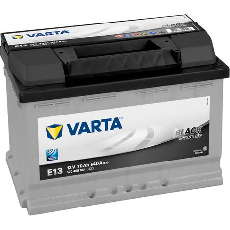 Bater铆a 12V 70Ah 640A E13 VARTA Dynamic SLI VARTA 570409064