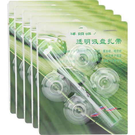 Aquarium ventouses pour coussinets chauffage tuyau air tube transparent - matériau résistant, pour eau douce et eau de mer (1/5)