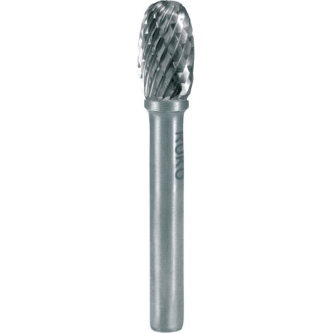 RUKO Hartmetall-Frässtift TRE Ø 3 mm Kopflänge 6 mm Schaft-Ø 3 mm Verzahnung KVZ 4 - 116210 (1/5)