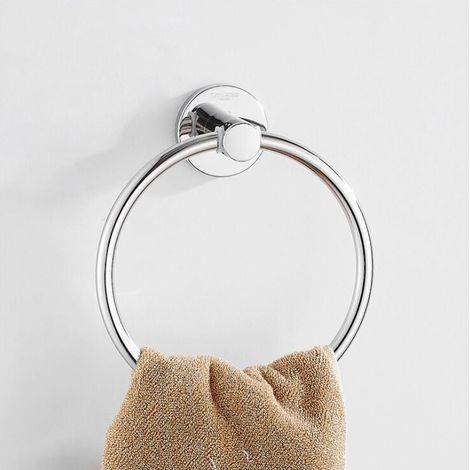 Ulisem Handtuchring aus Edelstahl zur Wandmontage, runder Handtuchhalter für Badezimmer, Küche, Schlafzimmer (1/5)