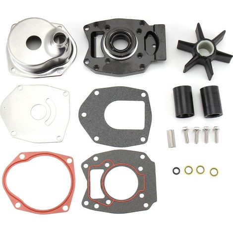 Kit de turbine de pompe à eau 8M0113799 pour moteurs hors-bord Mercury Mariner 75, 80, 90, 100 et 115 CV 2 et 4 temps (46-8M0113799, 46-43024A7) (1/5)