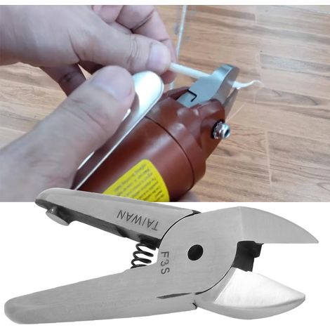 Tête de coupe pneumatique de rechange, tête de ciseaux à air compatible avec la coupeuse pneumatique HS10 (F3S) (1/5)