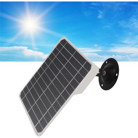 Universelles 10-W-Solar-Überwachungspanel, hocheffizientes Netzteil, Installation in verschiedenen Winkeln möglich (1/5)