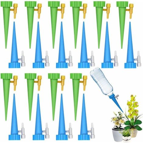 Irrigation Goutte À Goutte Bouteille Arroseur Automatique Plantes Kit D'Irrigation Avec Vannes De Régulation 20 Pièces (1/5)