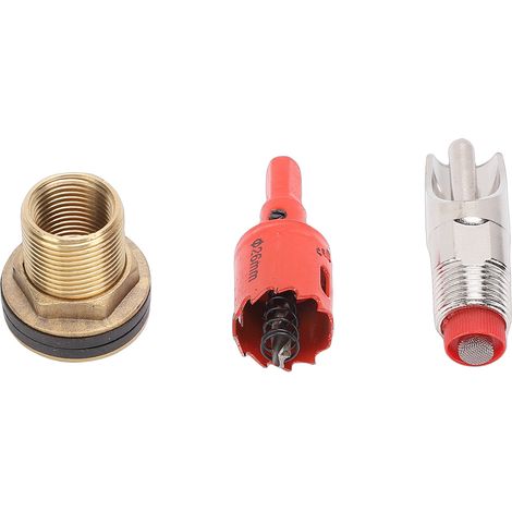 Abreuvoir à tétine pour porc en acier inoxydable et cuivre, automatique avec connecteur et foret, économe en eau, installation facile