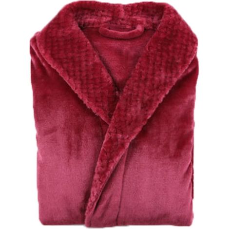 Peignoir homme d'hiver lubelski, doux, épais et chaud, longue robe de chambre pour maison, tenue de nuit confortable (1/5)