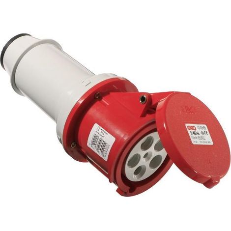 CEE Kupplung 400V 63A 5-polig 6h mit Schraubkontakt IP67