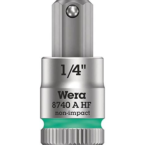 Wera 8740 A 05003388001 Brugola interna Inserto a bussola 1/4 1/4 (6.3 mm)