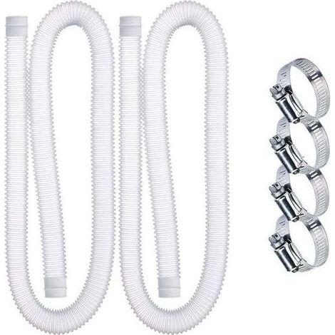 Choyclit – Tuyau d'aspiration pour piscine 39 pouces – 1,25 pouces diamètre – Polyéthylène flexible résistant aux UV – Compatible pompes 330/530/1000 GPH (1/5)