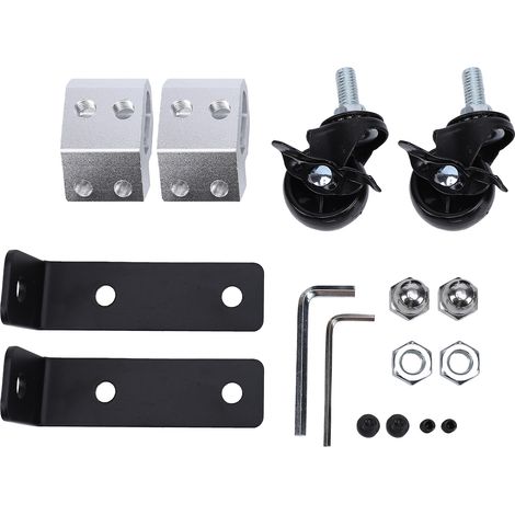 Deux roues avant 360° verrouillage, 200 lb, boîtes à outils roulantes, kit mise à niveau mobilité (1/5)