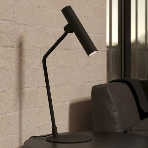 [GEBRAUCHT] B-Ware Eglo Tischleuchte Nachttischlampe Led Almudaina Schwarz Stahl 49 5 Cm