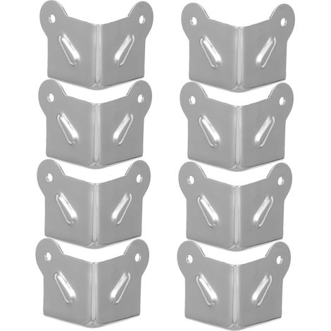 8 protège-coins pour meubles argenté sphérique pour bureau (1/5)