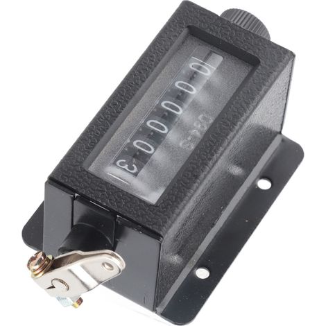 Compteur mécanique à tirage réinitialisable à 6 chiffres D94-S 0-999999 (1/5)