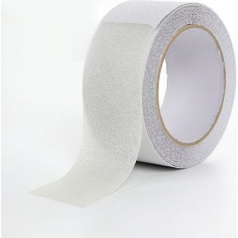 Cinta de seguridad antideslizante de alta resistencia (transparente, 2,5 cm de ancho x 5 m de largo, 1 rollo) (1/5)
