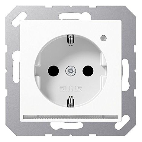 JUNG A1520-OWWLNW SCHUKO STECKDOSE, 16 A, 250 V, ALPINWEIß