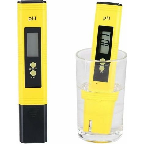 Medidor de pH Profesional con Pantalla LCD para Piscinas, Acuarios, Plantas y Agua Potable (1/4)