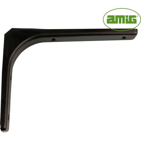 Ángulo, modelo 4, de aluminio con acabado negro, 200 x 150 mm