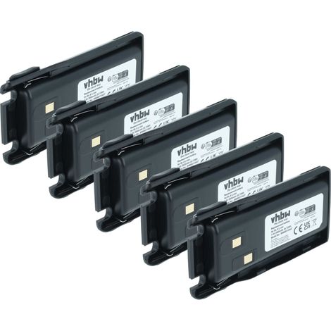 vhbw 5x Akku Ersatz für Baofeng BL-8 für Funkgerät, Walkie Talkie (2800 mAh, 7,4 V, Li-Ion)