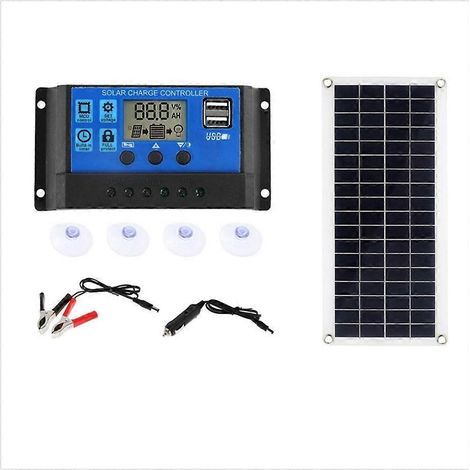 15W Solarpanel 12-18V Solarzellen-Solarpanel für Handy Wohnmobil A--