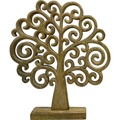 Albero di Natale decorativo in legno per decorazioni festive, ideale per regali e ornamenti natalizi, 33 cm
