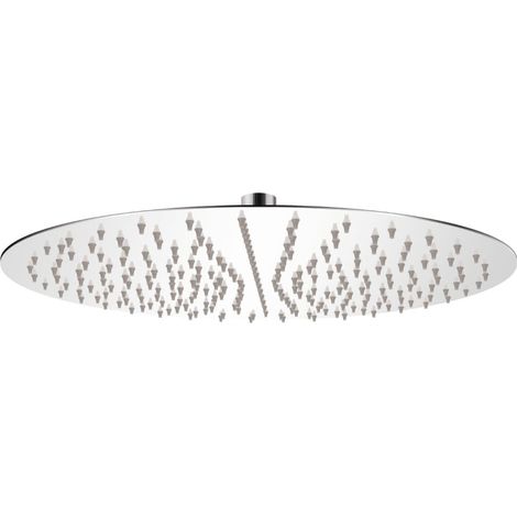 Regenbrause Edelstahl 40 cm Rund vidaXL
