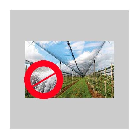 Rete antigrandine ideal star rotolo 4x100 mt (piegato 2 mt) - colore verde