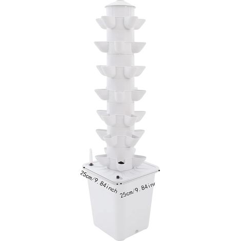 Kit de jardín hidropónico, diseño vertical para interiores, sistema de riego automático, YLJHY6-004800EU (1/2)