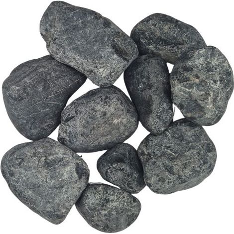 BIG BAG de +/- 500 Kg Galets Noir Pur Ø 70/120 mm - Livraison STANDARD (1/4)