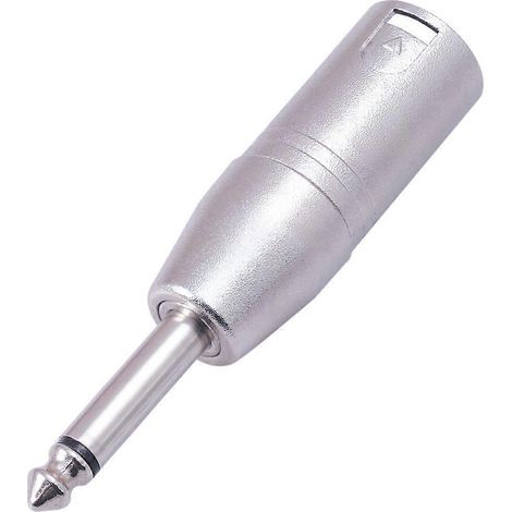 Adaptateur TRS 6,35 mm (1/4 pouce) vers XLR, connecteur mâle-mâle