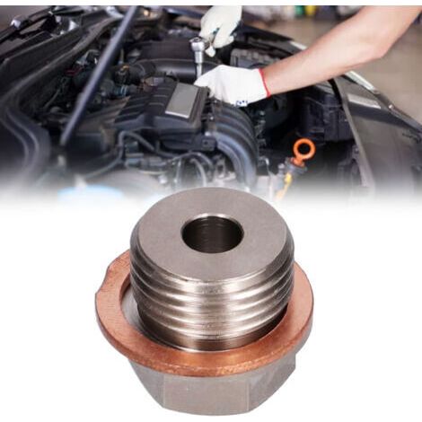 Adaptateur de capteur M18x1,5 à 1/8NPT – Filetage étanche pour capteurs de température – Fer nickelé – Joint inclus (1/5)