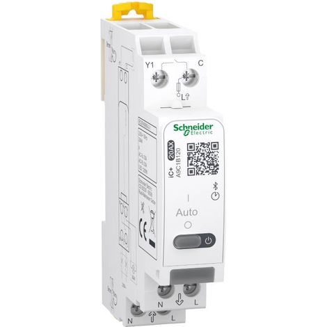 Interrupteur Astro Bluetooth multifonction - Horaire 1 canal - Contacteur 20 A - Acti9 IC+ - A9C1B120 - Schneider