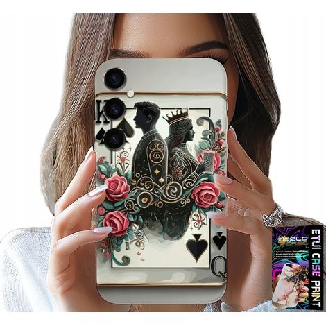 Funda para Samsung Galaxy A16 4/5G - Cartas de póker Rey y Reina + Cristal (1/5)
