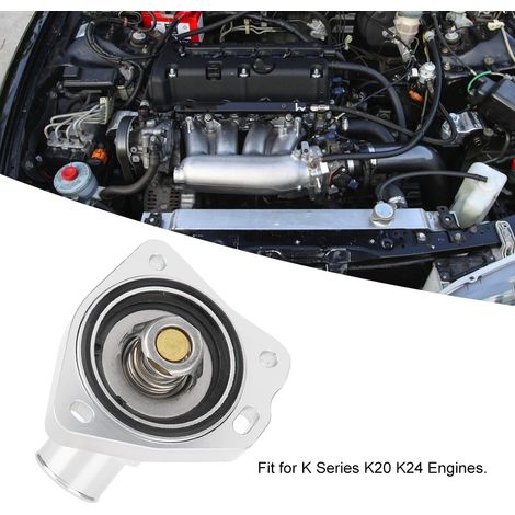 Boîtier de thermostat à col pivotant en alliage d'aluminium compatible avec les moteurs de la série K K20 K24 (1/5)