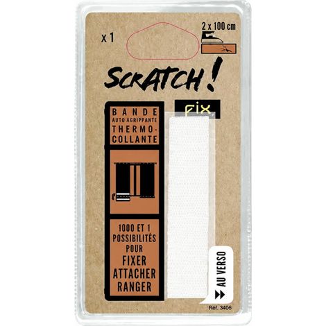 Scratch-Fix Nastro termo-adesivo bianco 2x100 cm (1/3)