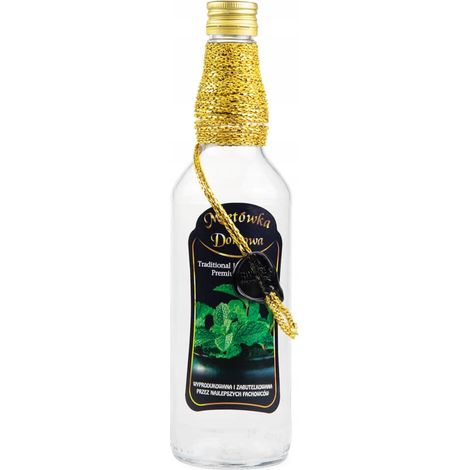 Botella decorada con diseño de Monopoly de 500 ml, menta casera. (1/2)