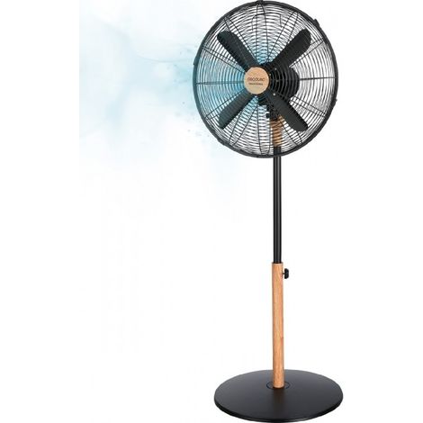 Ventilateur sur pied CECOTEC EnergySilence 600 Woodstyle 50W 3 vitesses D40cm (1/6)