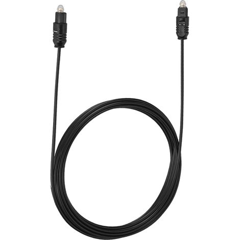 Câble Optique Numérique Toslink 3m pour Home Cinéma, TV, PS4 - Diamètre 2.2mm (1/4)