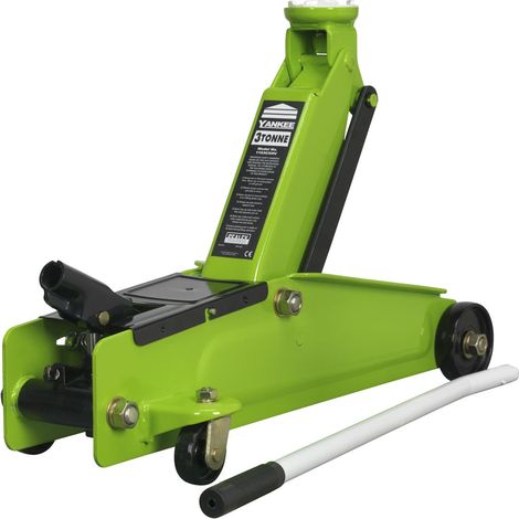 Sealey Trolley Jack 3 Tonne Long Reach Heavy-Duty Hi-Vis 1153CXHV (1/5)