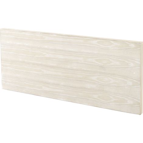 Kopfteil aus weiß patiniertem Eschenfurnier 145 x 60 (1/3)