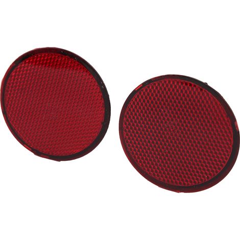 Set mit 2 runden, roten, reflektierenden Rückstoßstangenleuchten, kompatibel mit Nissan Qashqai 2007-2015, Autozubehör (1/5)
