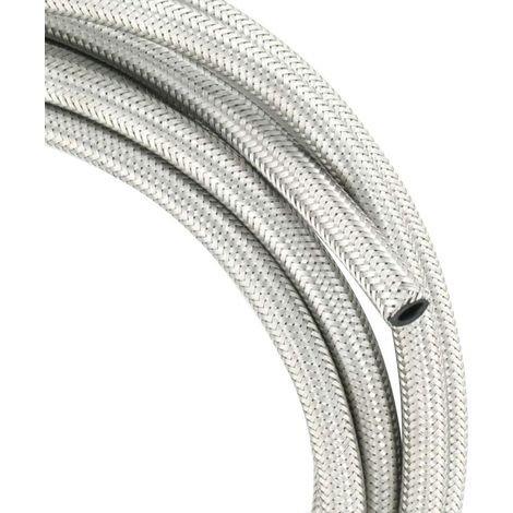 Tubo flessibile per carburante in acciaio inossidabile intrecciato di alta qualità – diametro 6 mm – resistente ad alte temperature e pressioni – lunghezza 1 metro (1/2)