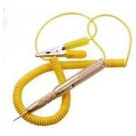 Stylo testeur de circuit de Automobile DC 6V 12V 24V avec Ampoule LED rouge vert lampe temoin Convient pour les voitures, les camions, les motos, les bateaux et plus encore (1/4)