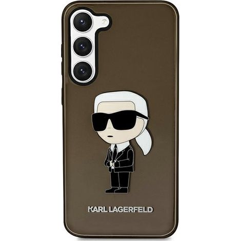 Karl Lagerfeld KLHCS23SHNIKTCK S23 S911 nero/custodia rigida nera Ikonik Karl Lagerfeld