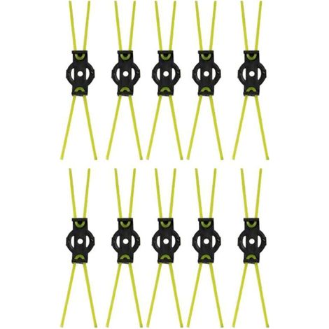 10 tetes de coupe pour debroussailleuses brosses desherbeuses anti mousse antirouille resistantes a l usure (1/4)