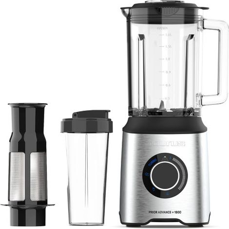 Blender Taurus Prior Advance + 1800 912478000 1800 W Argent et Noir (1/5)