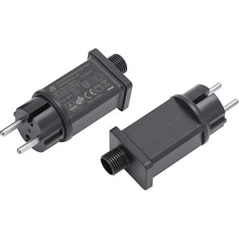 Alimentation LED 12V, transformateur LED IP44 Pilote d'adaptateur LED Basse Tension pour Christmas Light, String Light（1pcs）
