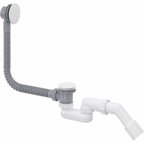 Sifón de bañera con clic-clac, blanco (1/5)